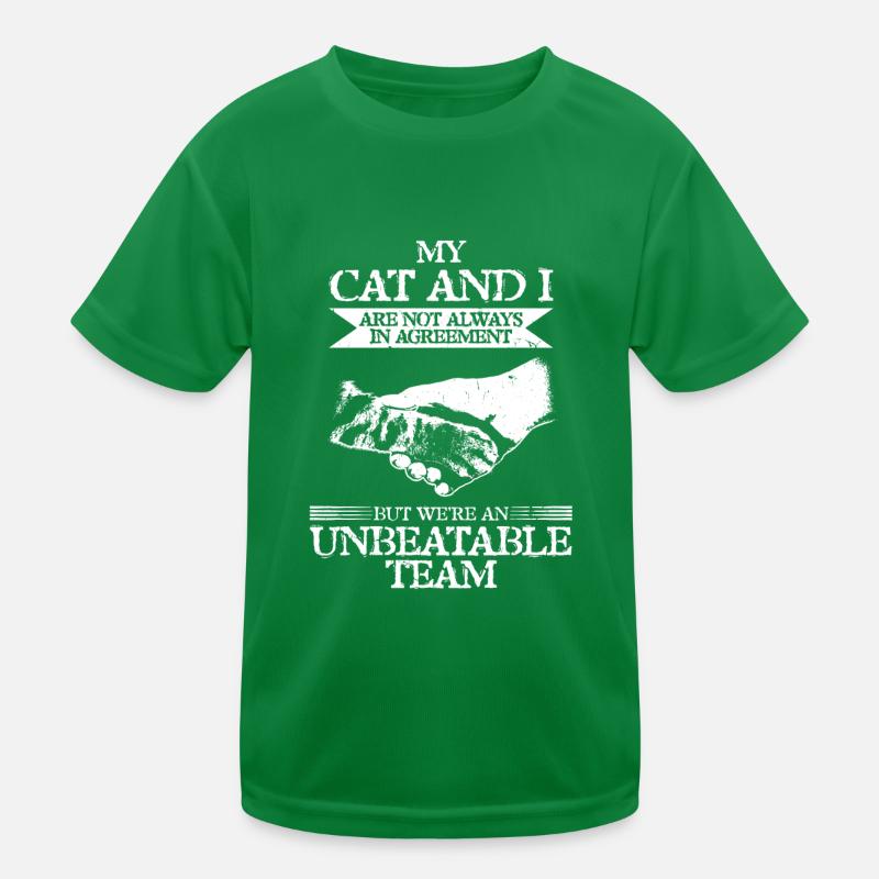 Unbeatable team - for cat lovers Kids Functional T-Shirt