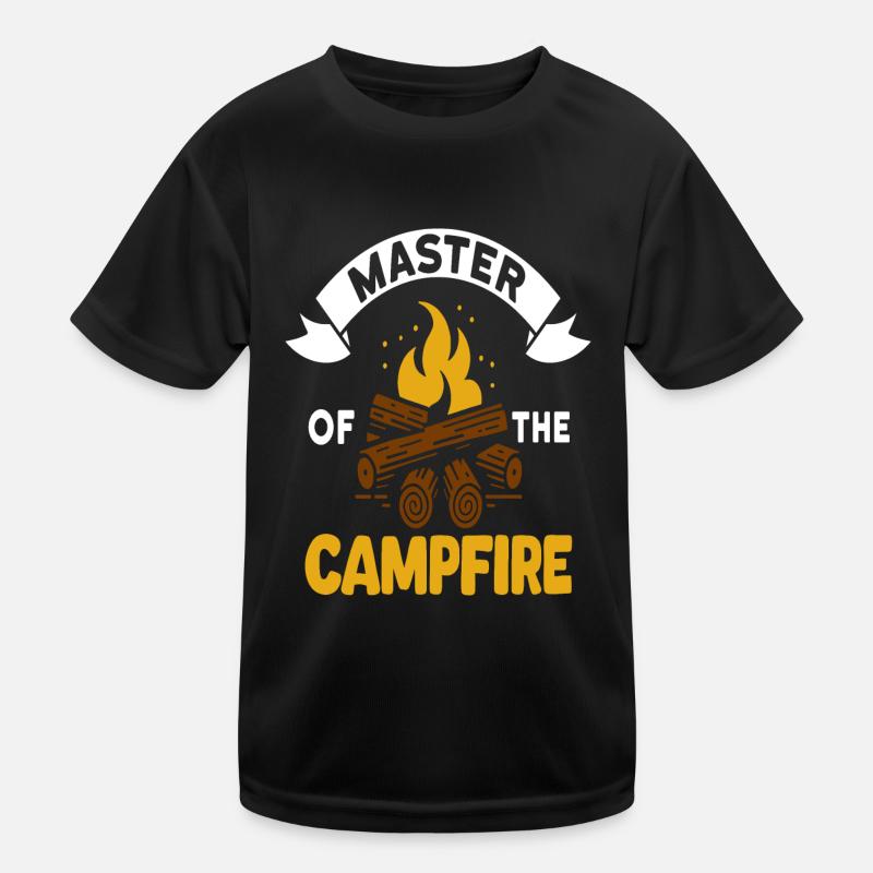 Maître du feu de camp T-shirt sport Enfant