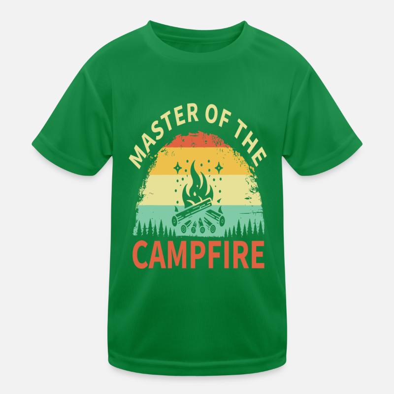 Master of the Campfire Kinder Funktions-T-Shirt