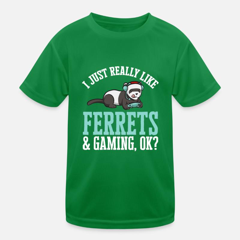 Frettchen Besitzer Frettchen Kinder Funktions-T-Shirt