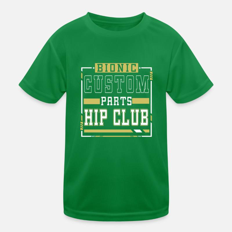 Bionic Custom Parts Club Chirurgie de prothèse de hanche T-shirt sport Enfant
