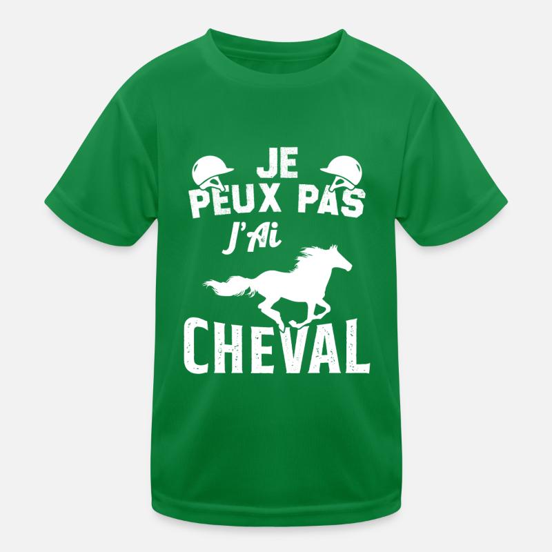 je peux pas jai cheval T-shirt sport Enfant