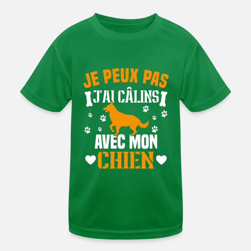 I can't cuddle with my dog Kids Functional T-Shirt