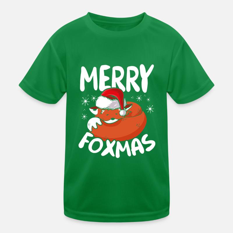 Cheerful foxes Kids Functional T-Shirt