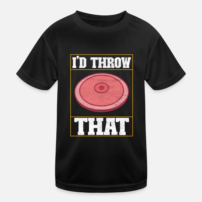 Discus thrower discus throw Kids Functional T-Shirt