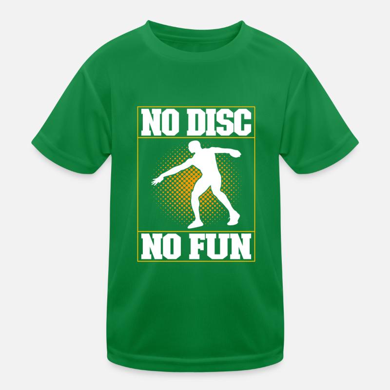 Diskuswerfer Diskuswerfen Kinder Funktions-T-Shirt