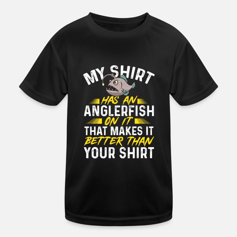 Frogfish Deep Sea Angler Angler Fish Kids Functional T-Shirt