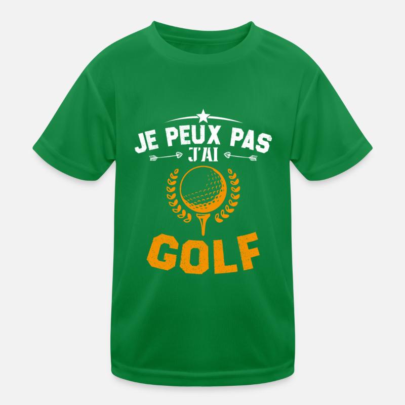 I can't I golf Kids Functional T-Shirt