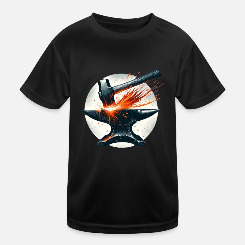 Forgeron Ferronnier Forgeron Métal T-shirt sport Enfant