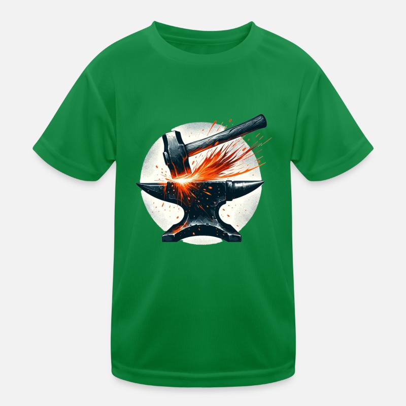 Forgeron Ferronnier Forgeron Métal T-shirt sport Enfant