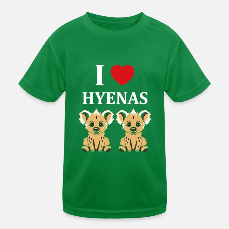 Hyäne Kinder Funktions-T-Shirt