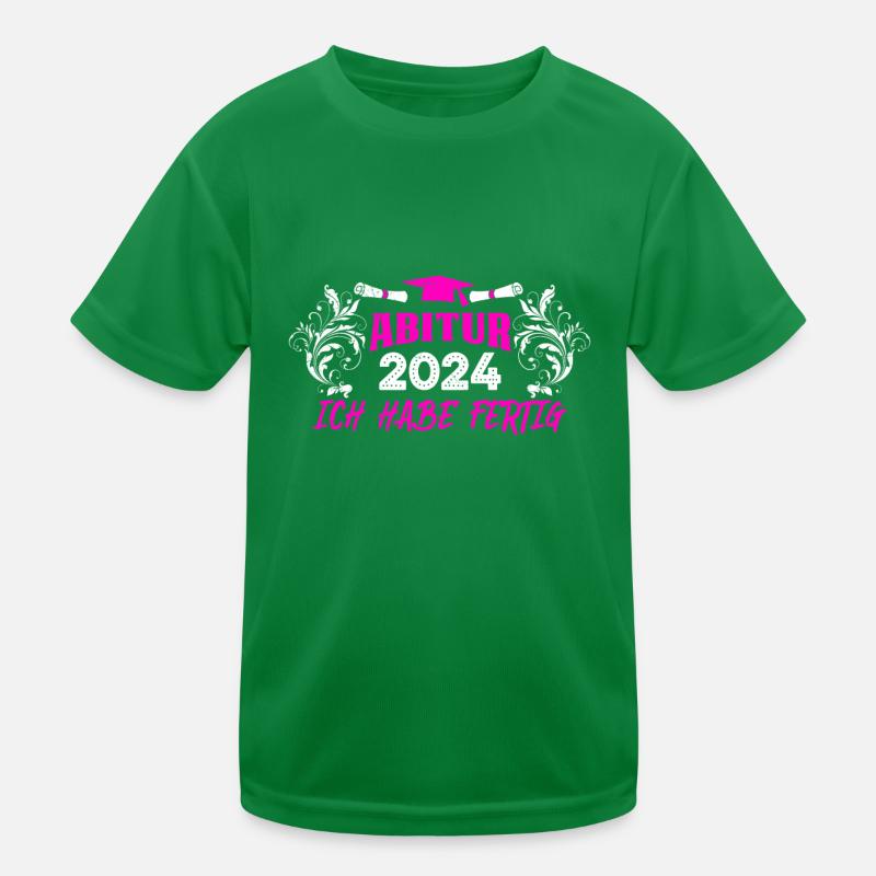 Abitur 2024 ABI Terminé Obtention du diplôme d’Abitur T-shirt sport Enfant