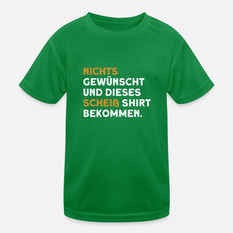 Garnichts Geschenk Lustiges Garnix Kinder Funktions-T-Shirt