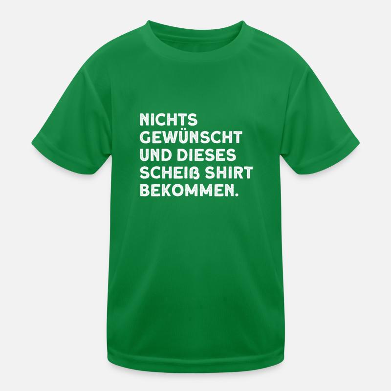 Garnichts Geschenk Lustiges Garnix Kinder Funktions-T-Shirt