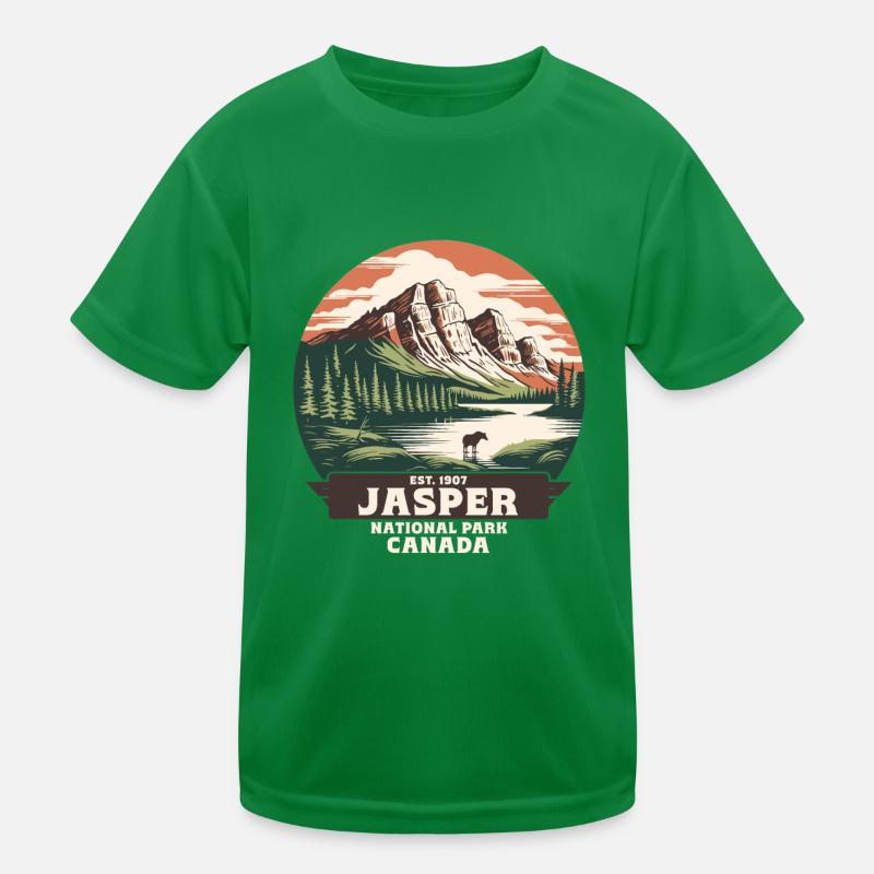 Parc national de Jasper, Colombie-Britannique, Canada T-shirt sport Enfant