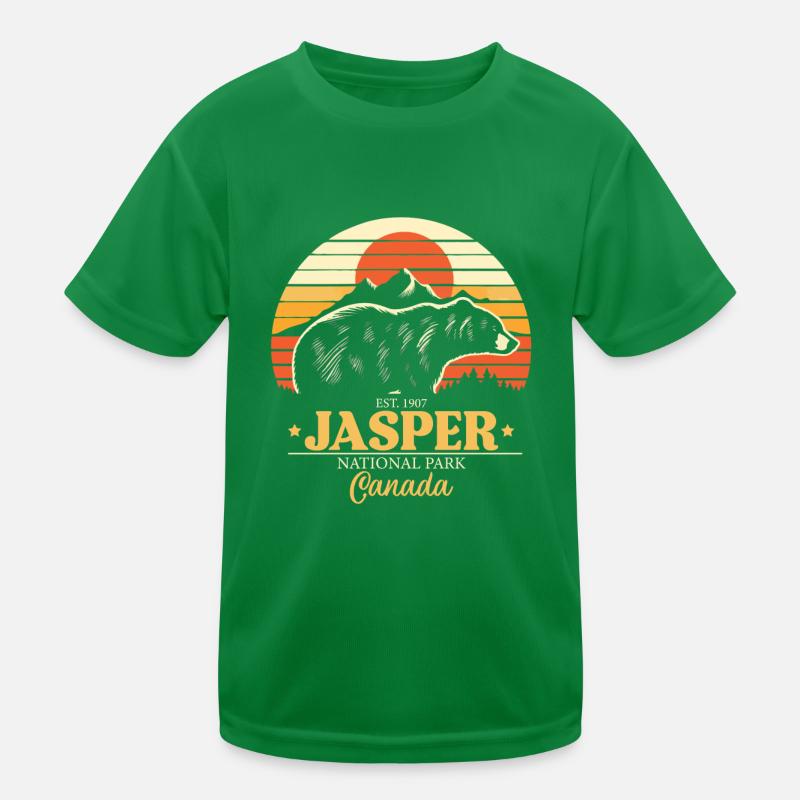 Parc national de Jasper, Colombie-Britannique, Canada T-shirt sport Enfant