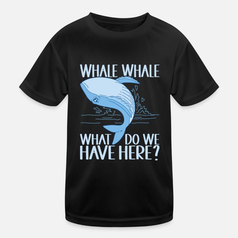 Wale Walfisch Kinder Funktions-T-Shirt
