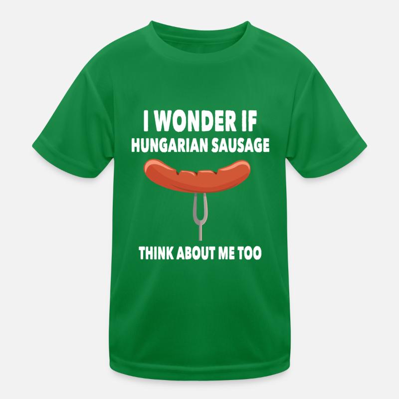 Drôle de dicton de saucisse hongroise T-shirt sport Enfant