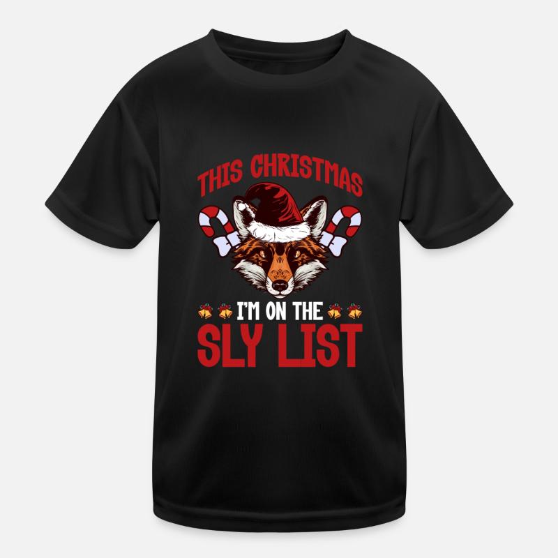 Lustige Fuchs-Weihnachtsgeschenke Kinder Funktions-T-Shirt