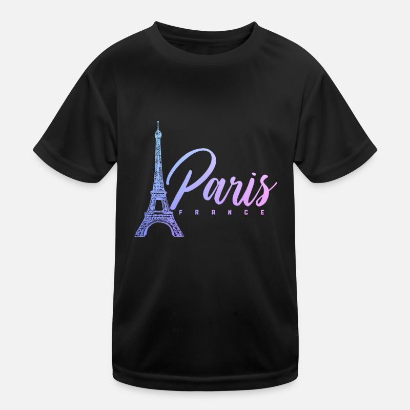 Paris, France, Tour Eiffel, Souvenir T-shirt sport Enfant
