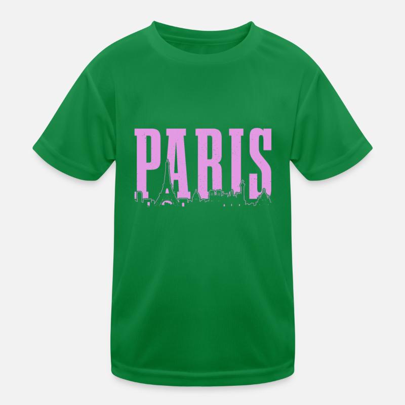 Paris Frankreich Eiffelturm Souvenir Kinder Funktions-T-Shirt