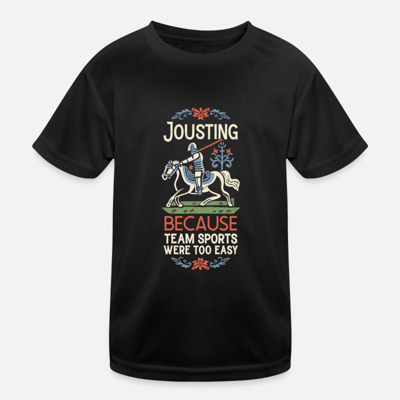 Ritterritter Mittelalterliche Renaissance-rüstung Kinder Funktions-T-Shirt
