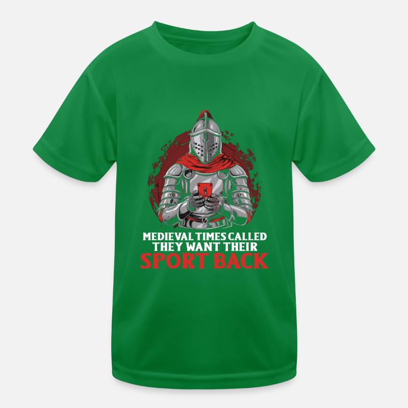 Ritterritter Mittelalterliche Renaissance-rüstung Kinder Funktions-T-Shirt