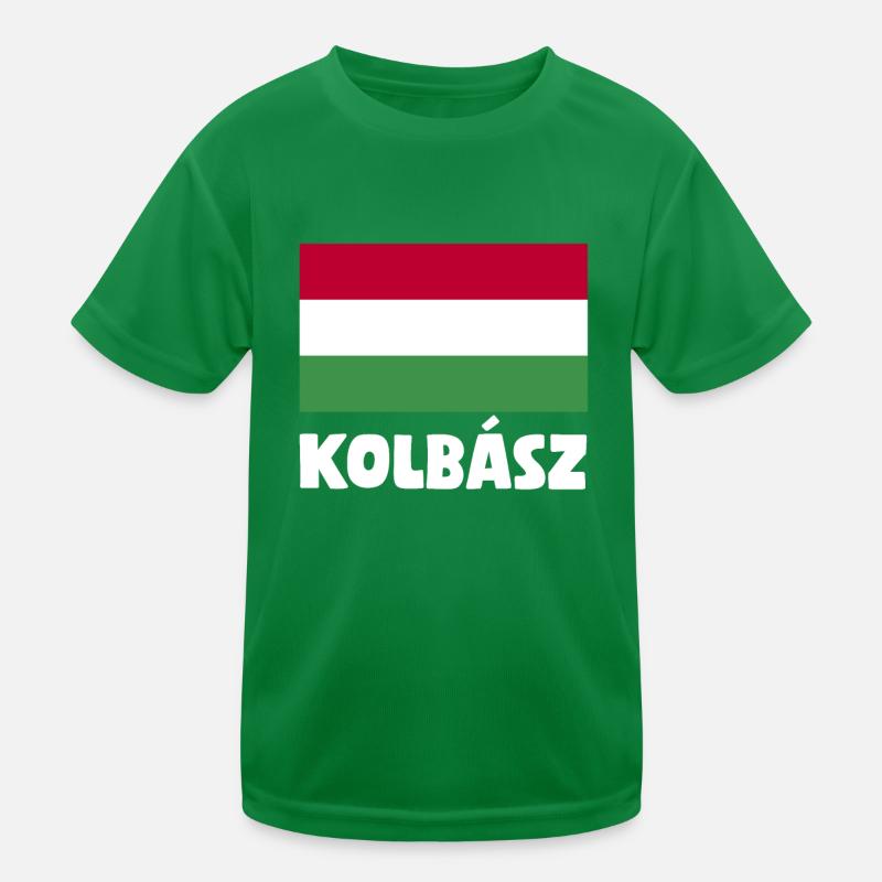 Kolbász Drapeau hongrois T-shirt sport Enfant