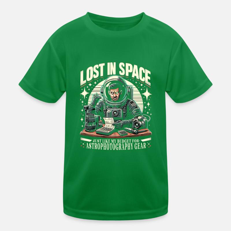 Astrophotographie Astronomie Caméra spatiale T-shirt sport Enfant