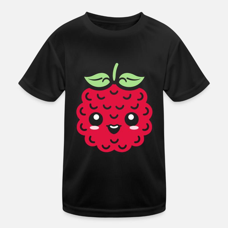 Himbeere Kinder Funktions-T-Shirt