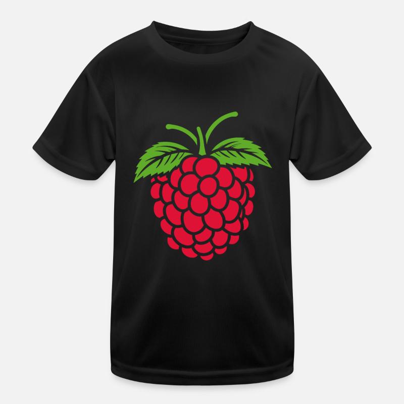 Himbeere Kinder Funktions-T-Shirt