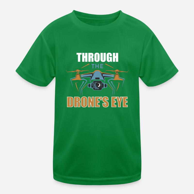 Drone Pilot Grandpa Gift Idea Old Man With Kids Functional T-Shirt