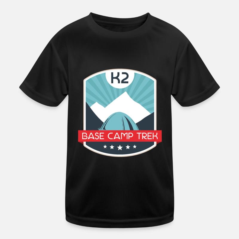 K2 Base Camp Trek Kinder Funktions-T-Shirt