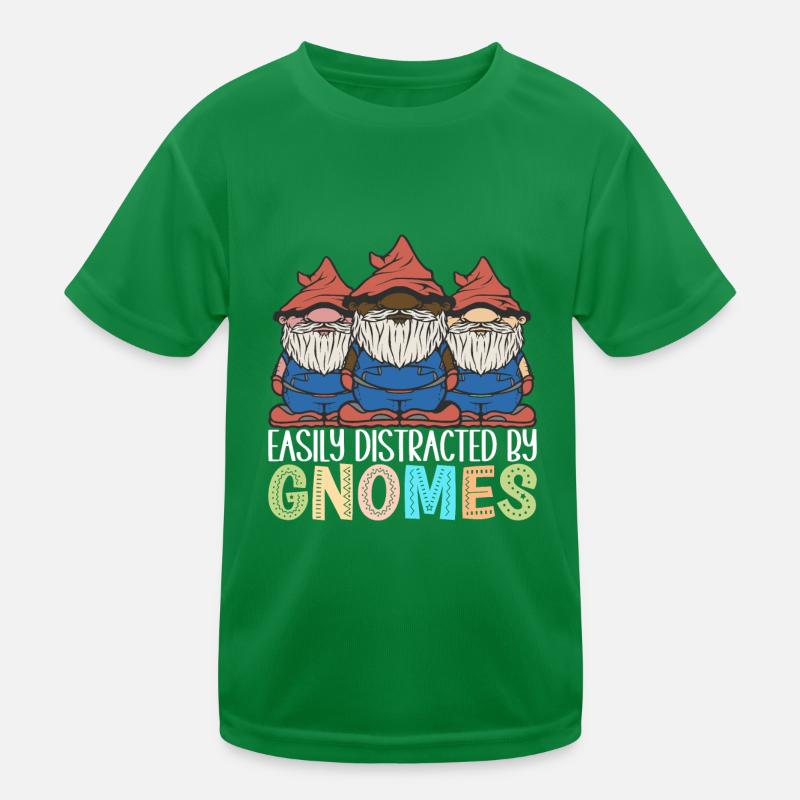 Gartenzwerge Gartenarbeit Kinder Funktions-T-Shirt