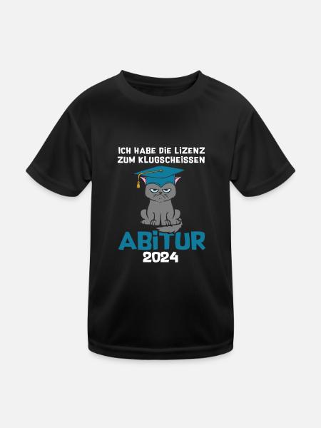 High School Diploma 2024 Graduation License to Wisecrack - Kids Functional T-Shirt - black - Front