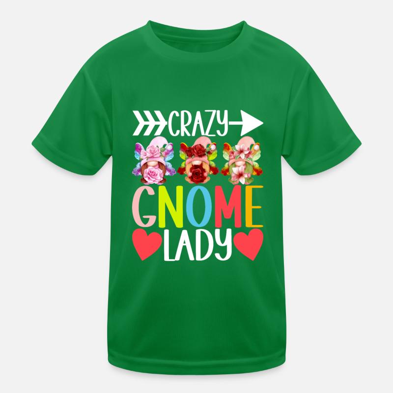 Gartenzwerge Gartenarbeit Kinder Funktions-T-Shirt