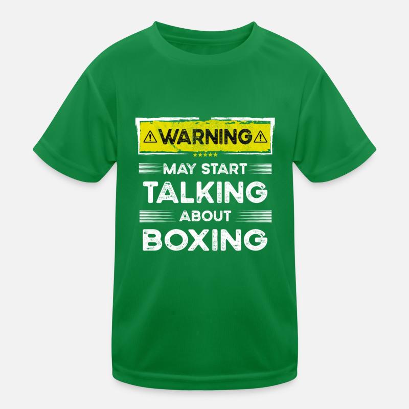 Parler de boxe drôle T-shirt sport Enfant