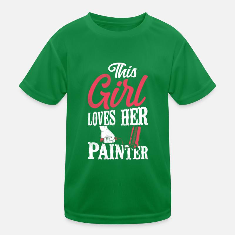 House Painter Decorator Girlfriend Kinder Funktions-T-Shirt