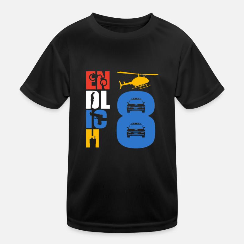 Finalement, 8 policiers T-shirt sport Enfant