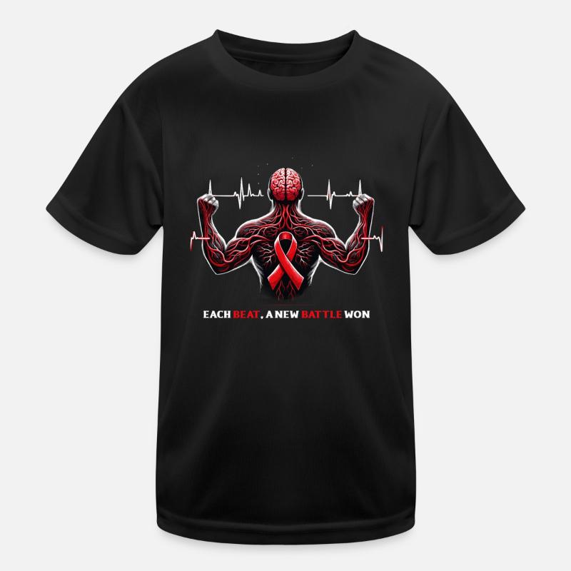 Stroke Survivor Stroke Awareness Kids Functional T-Shirt