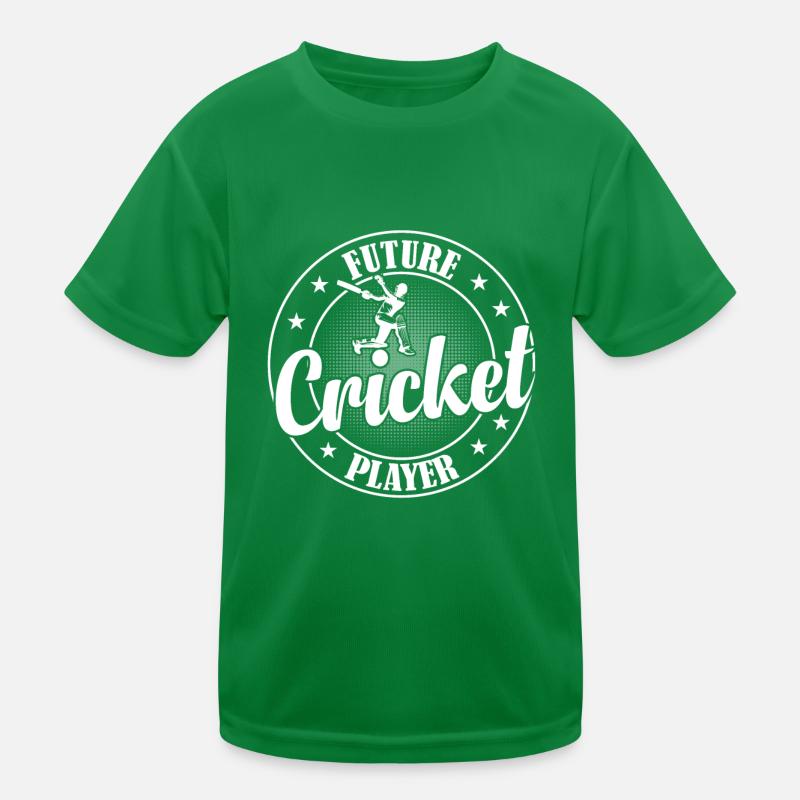 Futur joueur de cricket Cricket Bébé Cricket T-shirt sport Enfant