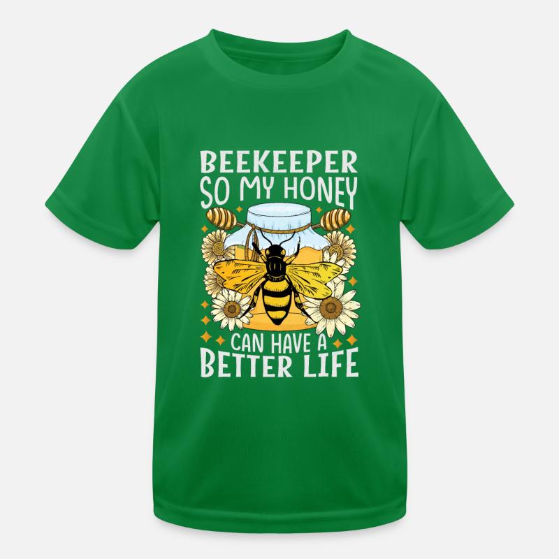 Just Honey On My Mind – Bee Lover Kinder Funktions-T-Shirt