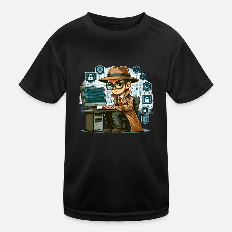 Ethical Hacking Analyst Ethical Cyber Security Kinder Funktions-T-Shirt