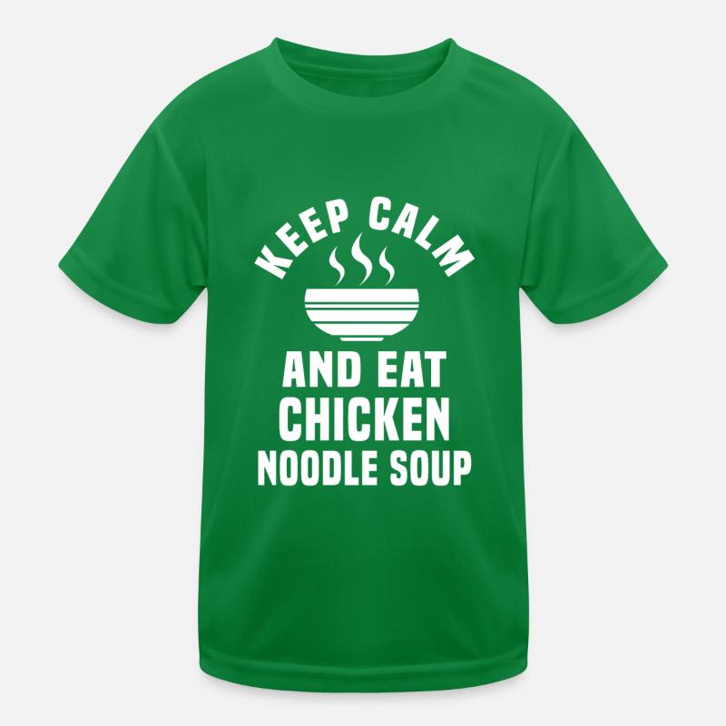 Funny Chicken Noodle Soup Saying Kids Functional T-Shirt