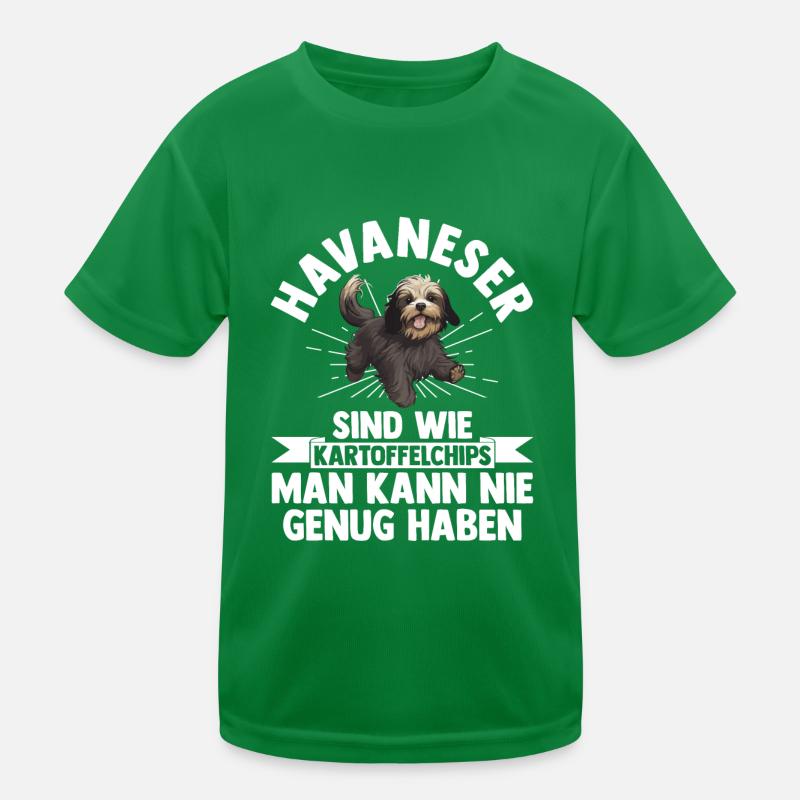 Hund Havaneser Kinder Funktions-T-Shirt