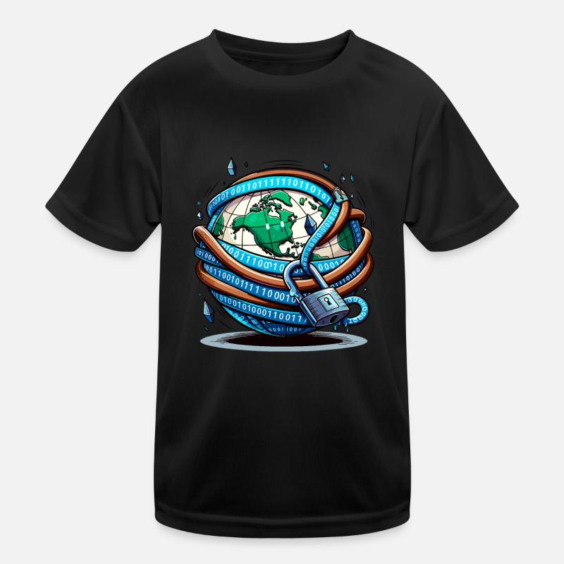 Ethical Hacking Analyst Ethical Cyber Security Kids Functional T-Shirt