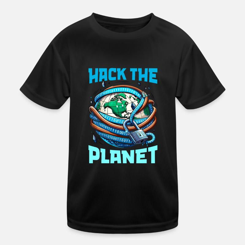 Ethical Hacking Analyst Ethical Cyber Security Kids Functional T-Shirt