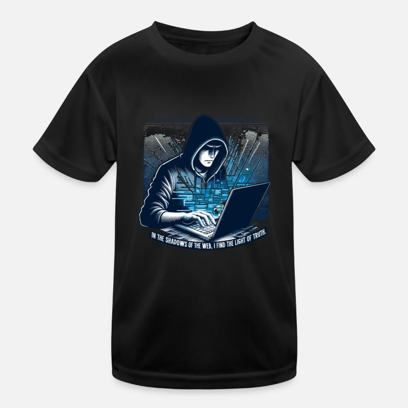 Ethical Hacking Analyst Ethical Cyber Security Kids Functional T-Shirt