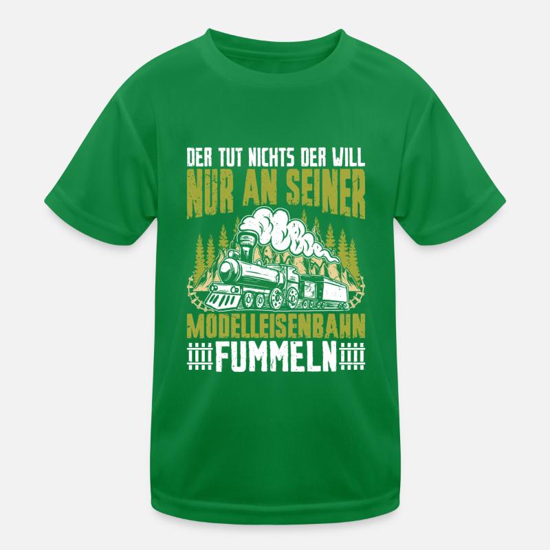 Modelleisenbahn Eisenbahn Geschenkidee Kinder Funktions-T-Shirt