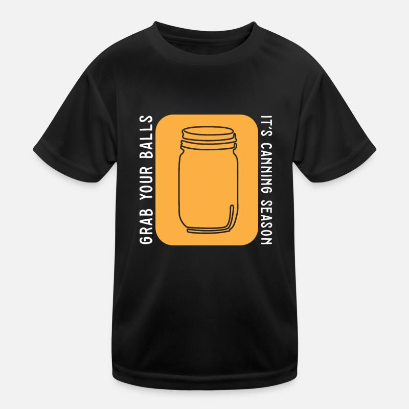 Attrapez vos balles C’est conservateur de saison de mise en conserve T-shirt sport Enfant
